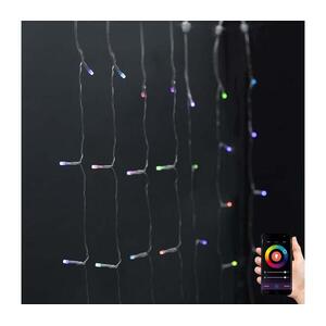 WIFILXC01C180 - LED RGB karácsonyi fényfüggöny 180xLED/7 világítási mód 6m IP65 Wi-Fi Tuya WIFILXC01C180 kép