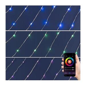 LED RGB karácsonyi fényerőszabályozható fényfüzér 100xLED/29 funkció 10, 4m 5004237 kép