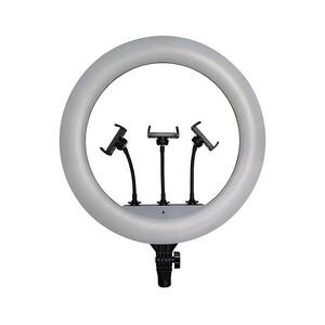 Fényerőszabályozható LED lámpa állvánnyal és tartóval vlogoláshoz LED/55W/230V 23047 kép