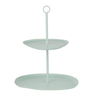 SIDELINE emeletes tálaló 2 részes 25cm , menta kép
