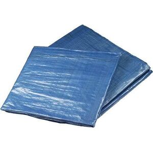DEN BRAVEN Standard, fémkarikákkal, 3×4 m, 60 g/m², takarófólia, kék kép