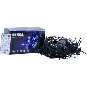 Tesla - fényfüzér, hideg fehér, 6500K, 100LED, 10 m + 5 m kábel, 230 V, 8 funkciós vezérlő, IP44 kép