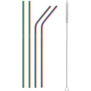 Lamart STRAW LT7053 szívószál szett, színes, 5 részes kép