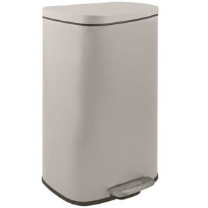 Spirella pedálový odpadkový koš Akira, matný šedo-hnědý, ocel, soft-close, 30 l kép