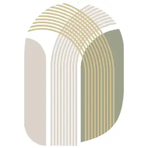 Szőnyeg Aurea Shape 1, 4/1, 9 M120a E3016 Beige/Green kép