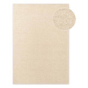 Bézs kézi szövésű gyapjú szőnyeg 160x230 cm Puristic Knots – Elle Decoration kép