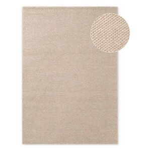 Bézs kézi szövésű gyapjú szőnyeg 200x290 cm Lyon Beans – Elle Decoration kép