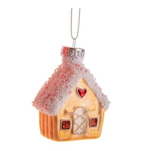 Üveg karácsonyfadísz 7 cm House – Dakls kép