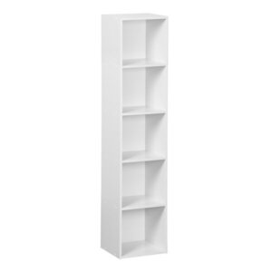 Fehér könyvespolc 30x24x132 cm Cube – Casa Selección kép