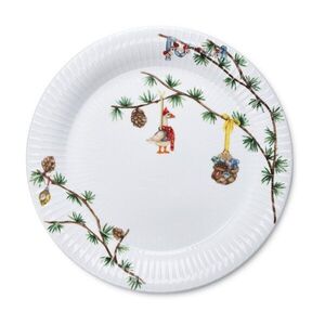 Fehér porcelán tányér karácsonyi mintával ø 27 cm Hammershøi Christmas – Kähler Design kép