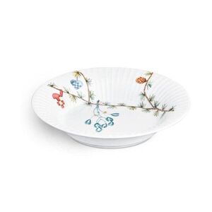Fehér mély porcelán tányér karácsonyi mintával ø 21 cm Hammershøi Christmas – Kähler Design kép