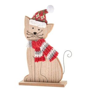 Fa karácsonyi figura (magasság 29 cm) Cat – Dakls kép