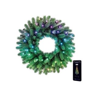 Twinkly GD20P4425P00 - RGB LED karácsonyi koszorú 50 LED, 60 cm, Wi-Fi, dimmer GD20P4425P00 kép