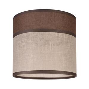Pótló árnyékoló ANDREA E27, 16 cm átmérő, barna/beige shade 55 sonoma kép
