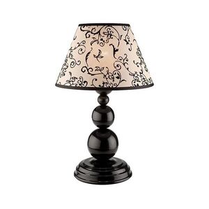 Asztali lámpa BOULI 1xE27/60W/230V LN 1.22 CZARN kép