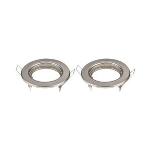 B.V. - SZETT 2x keret beépíthető GU10 lámpatesthez átm. 8 cm matt króm B10405IFH kép