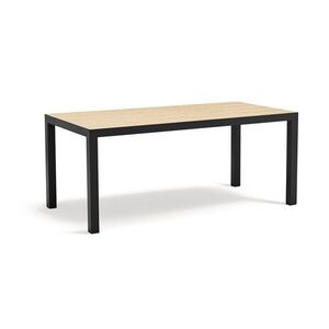 Étkezőasztal tölgyfa asztallappal 75x180 cm Alma – Teulat kép