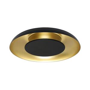 LED mennyezeti lámpa PIATTINO LED/30W/230V 3000/4000/6000K Ø 40 cm fekete/arany ML1812 kép