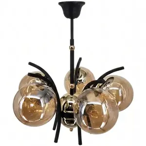 Lámpa KALIPSO 3021/Z-A-5 Black LW5 kép