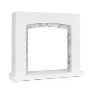 Klarstein Studio Frame II, kandallószerkezet, MDF, márvány díszítéssel kép