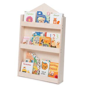 Mobli Dotty, Natural Haus, gyermek könyvespolc, Montessori, multiplex, 60 x 95 x 13 cm kép