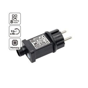 B.V. - Kültéri tápegység 9W/31V/8 funkció IP44 fekete B10303S87 kép