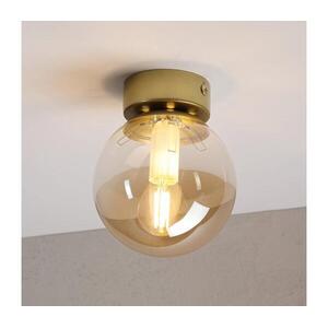 Mennyezeti lámpa ELIAS 1xE14/5W/230V Ø 13 cm arany/füstös bézs LM-1.339/ZŁOTY/AMBER kép