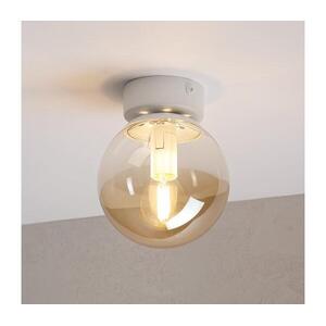Mennyezeti lámpatest ELIAS 1xE14/5W/230V Ø 13 cm fehér/füstszínű bézs LM-1.339/BIAŁY/AMBER kép