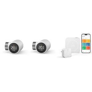 Tado Starter Kit: intelligens vezetékes termosztát + 2 db termosztátfej kép