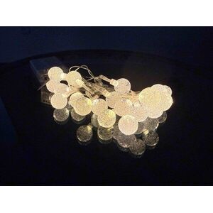 Tesla Orby dekoratív fényfüzér, 20 LED, 3000K, 2m + 30cm, 3x AA elem, időzítő, IP20 kép