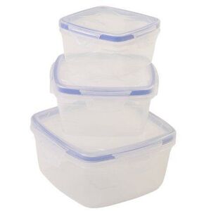 Mega Plast Box IXA Premium szett 0, 34 l + 0, 65 l + 1, 2 l, kék kép