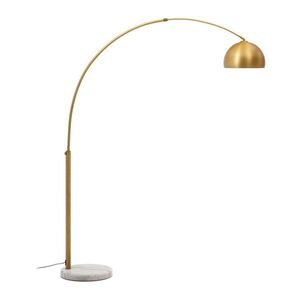 Aranyszínű állólámpa fém búrával (magasság 160 cm) Madali – Kave Home kép