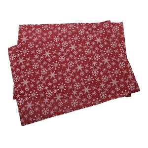 Textil tányéralátét szett 2 db-os karácsonyi mintával 32x45 cm Flakes – Dakls kép