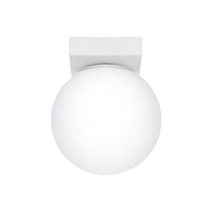 Fehér mennyezeti lámpa üveg búrával ø 12 cm Umerta – Sollux kép