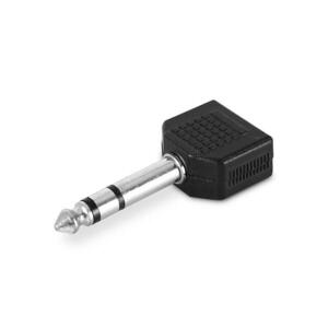 Auna 2 x 3, 5 mm-es Jack csatlakozó 1 x 6, 3 mm Jack adapterhez kép