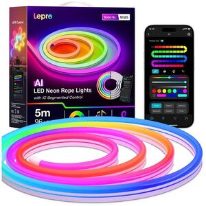 Lepro N1 AI Smart Neon RGB 5m, WiFi és Bluetooth, EU verzió kép