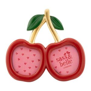 Piros poligyanta álló képkeret 17, 5x15, 5 cm Cherry – Sass & Belle kép