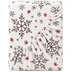 4Home Snowflakes mikroflanel lepedő, 160 x 200 cm kép