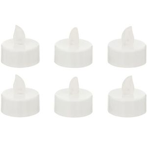 Atmosphera LED teamécses készlet, 6 db, fehér kép