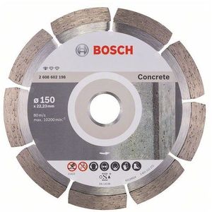 BOSCH 2608602198 Gyémánt darabolótárcsa, Standard for Concrete kivitel, 150×22, 23 mm kép