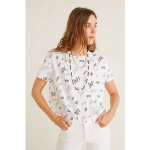 Mango - T-shirt Chalover kép