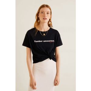 Mango - T-shirt Chalover kép