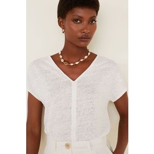 Mango - T-shirt Linito kép