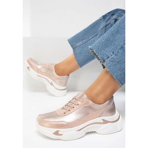 Leucosia v2 champagne női sneakers kép