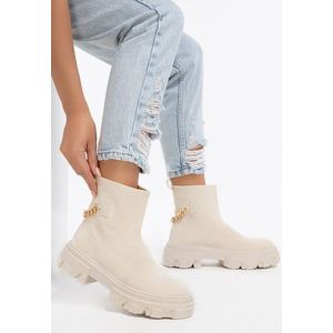 Clairo bézs high-top sneakers kép