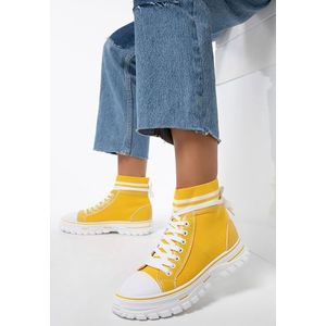 Fozzie sárga high-top tornacipő kép