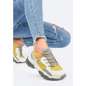 Diamantina sárga női sneakers kép