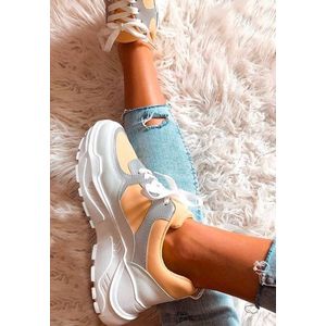 Tynis sárga női sneakers kép