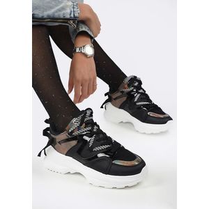 Alfintis fekete női sneakers kép