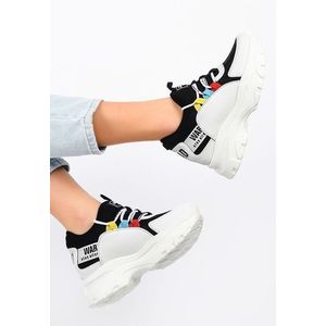 Galenda fehér telitalpú sneakers kép